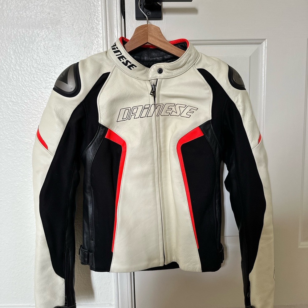 Dainese leather motorcycle jacket
